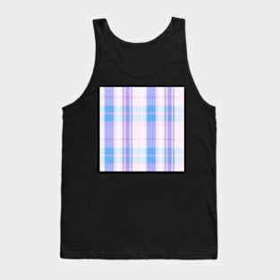 Spring Aesthetic Conall 2 Hand Drawn Textured Plaid Pattern Tank Top